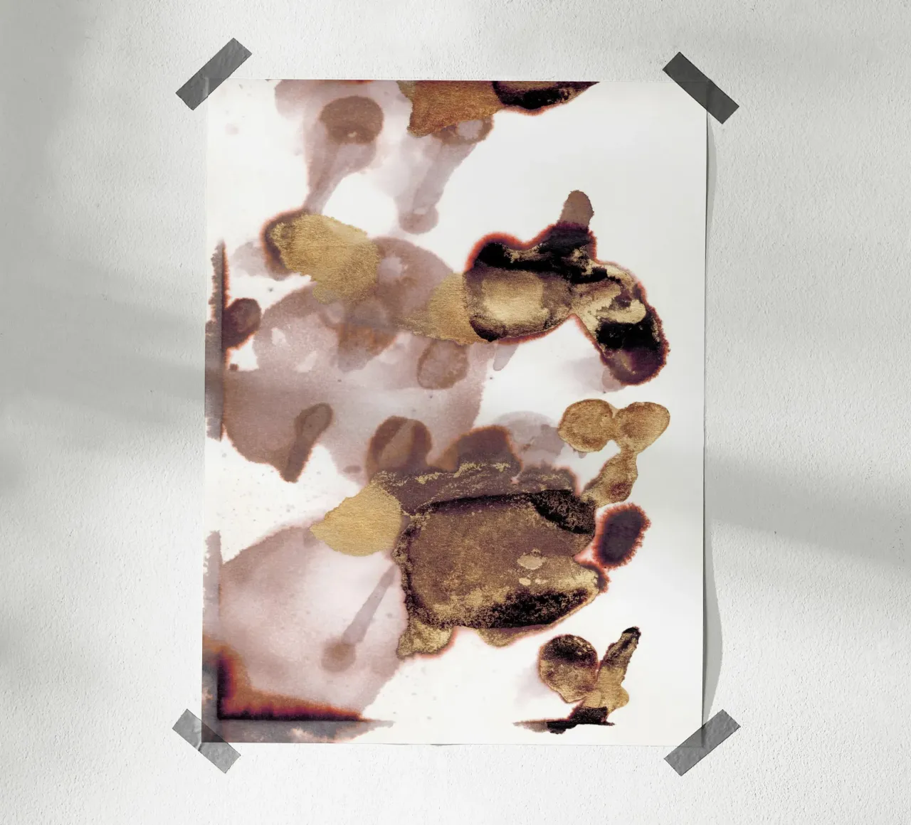 Traces Rose-Gold carta hahnemühle da DesignDoula Grafik