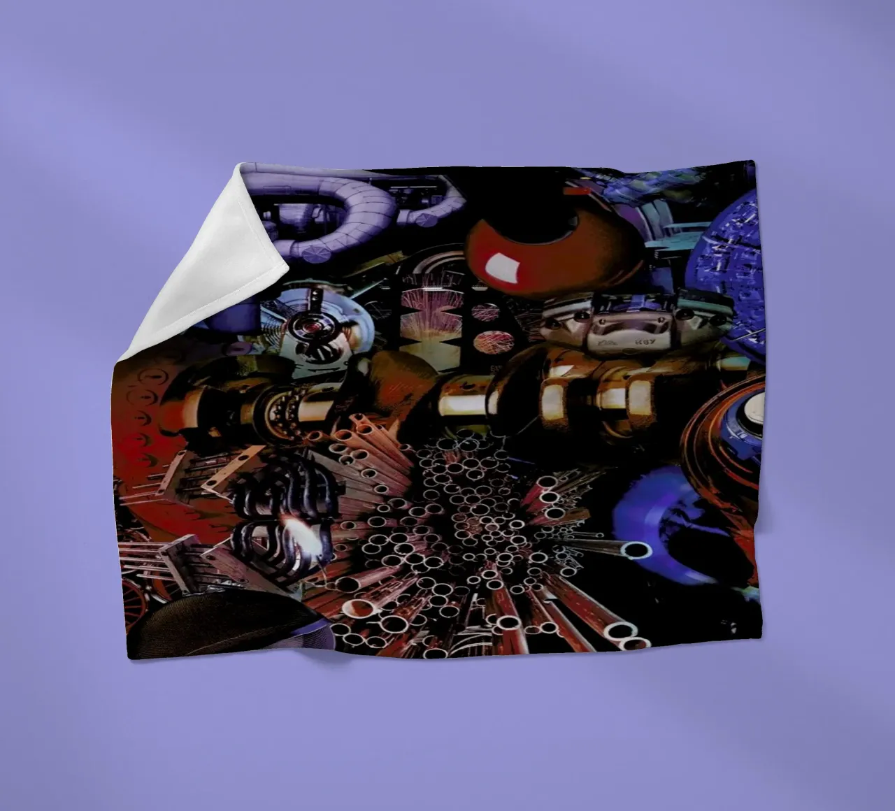 Inside Out, 1980 fleece blanket by Gothans Papierwelten