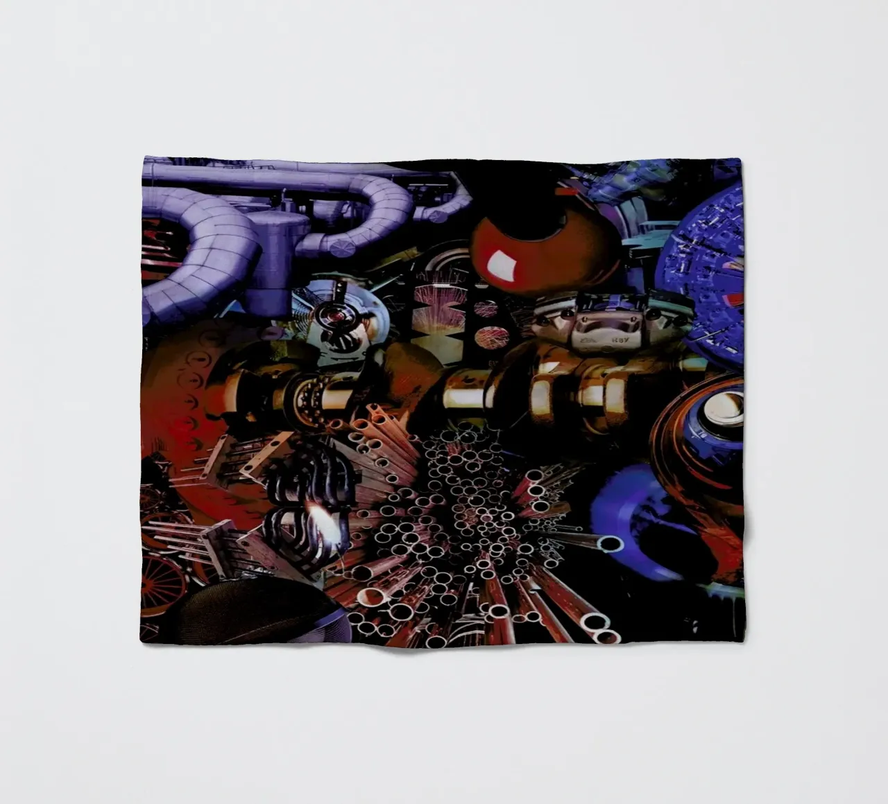 Inside Out, 1980 fleece blanket by Gothans Papierwelten
