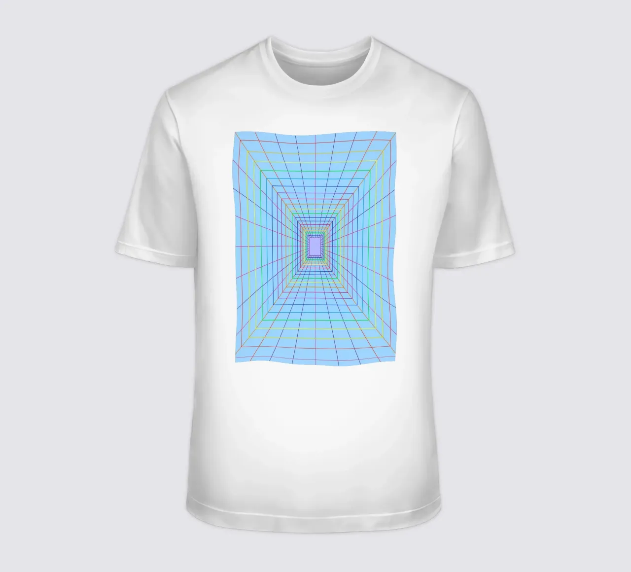 abstraktes spektrum linienvektor T-Shirt von oneway