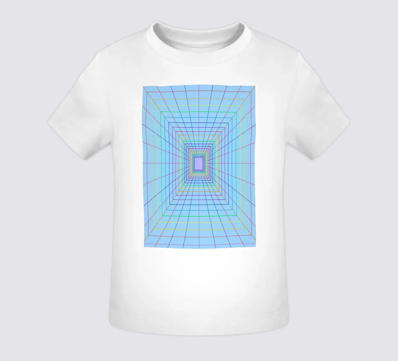 abstract spectrum line vector baby t-shirt by oneway