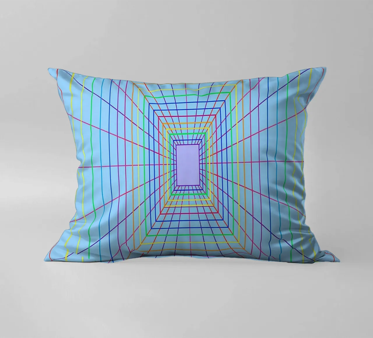 abstract spectrum line vector decorative cushion by oneway