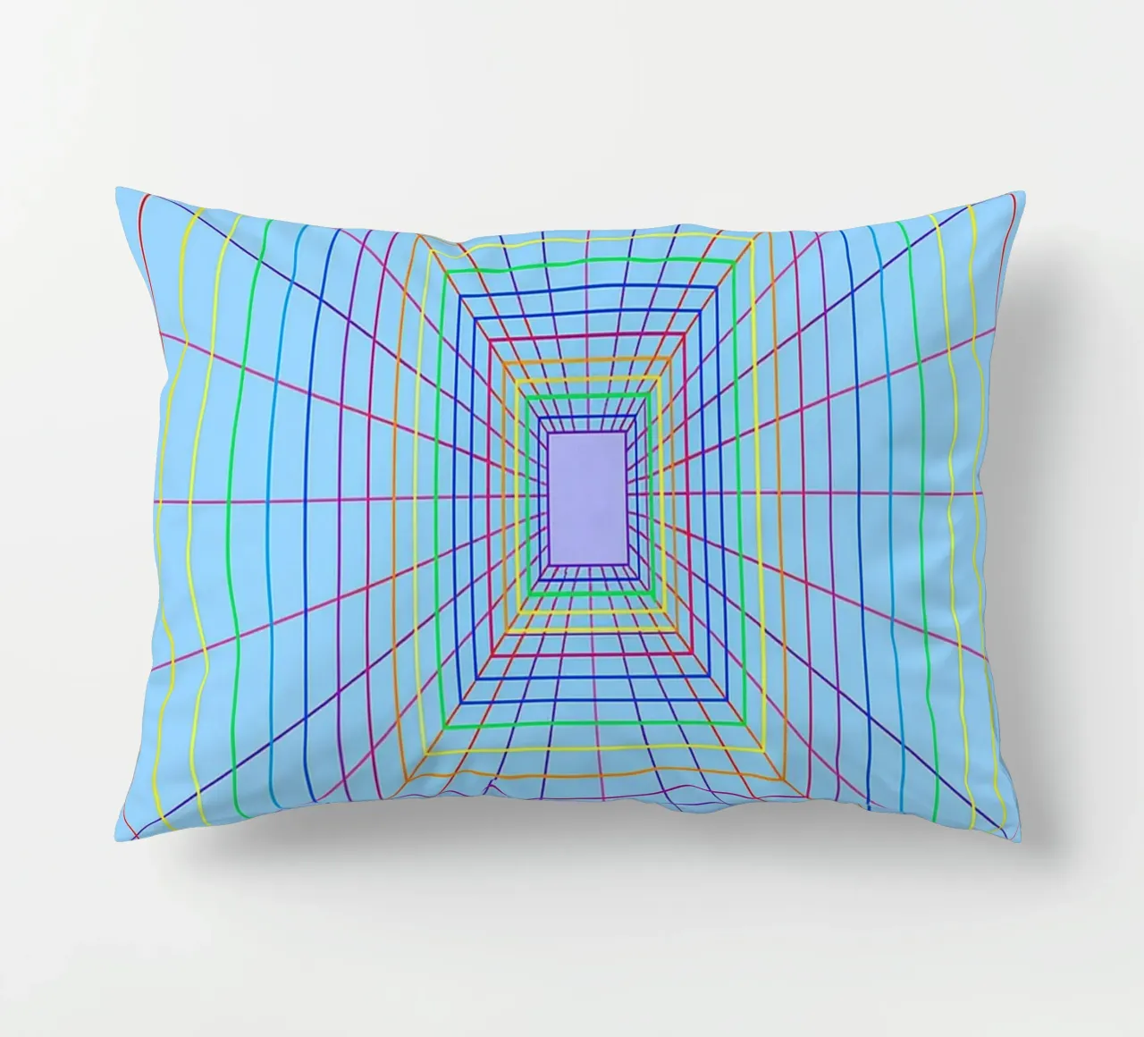 abstract spectrum line vector decorative cushion by oneway