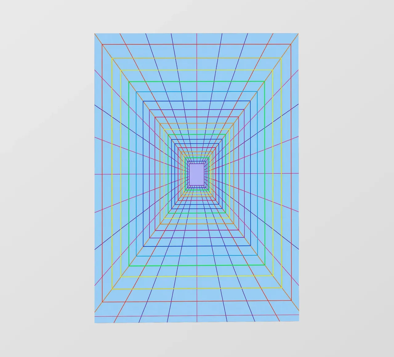 abstraktes spektrum linienvektor PVC Plane von oneway