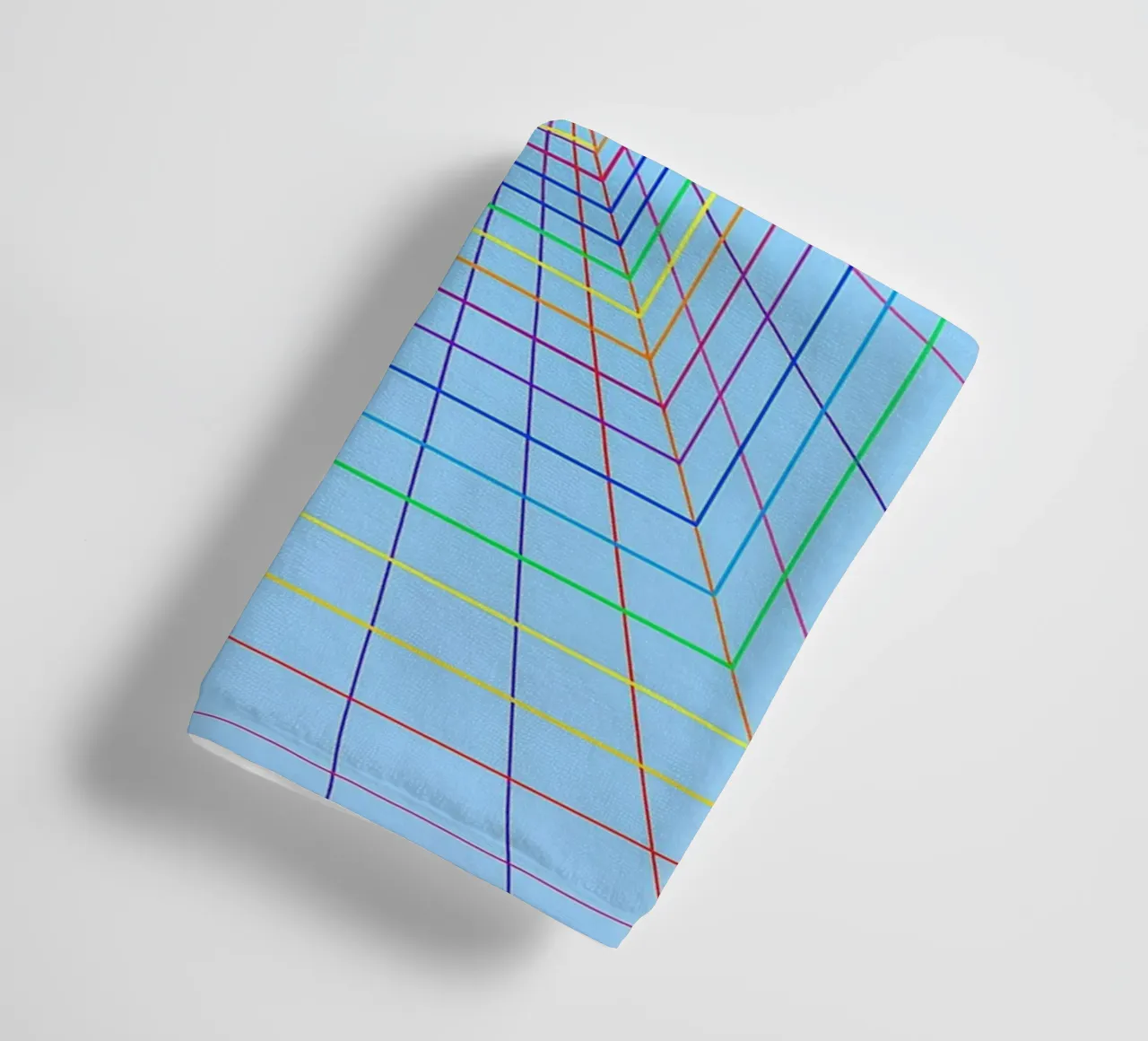abstract spectrum line vector towel by oneway