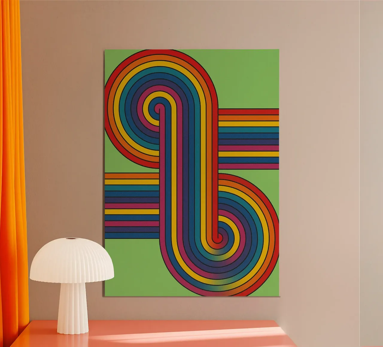 abstract spiral line vector hahnemühle by oneway