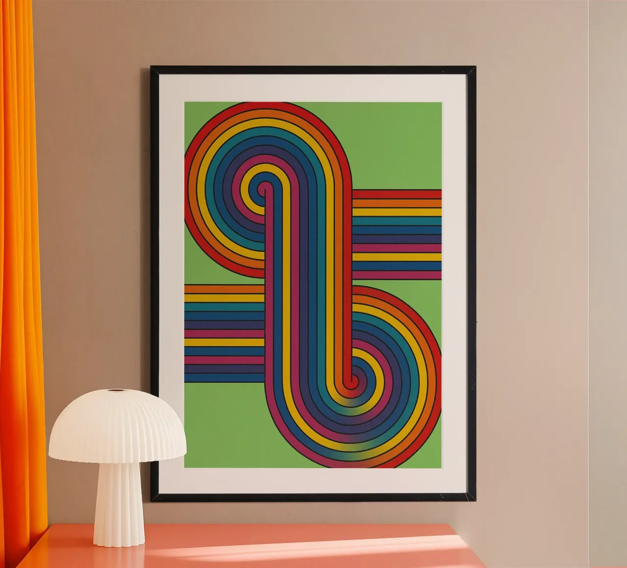 abstract spiral line vector hahnemühle by oneway