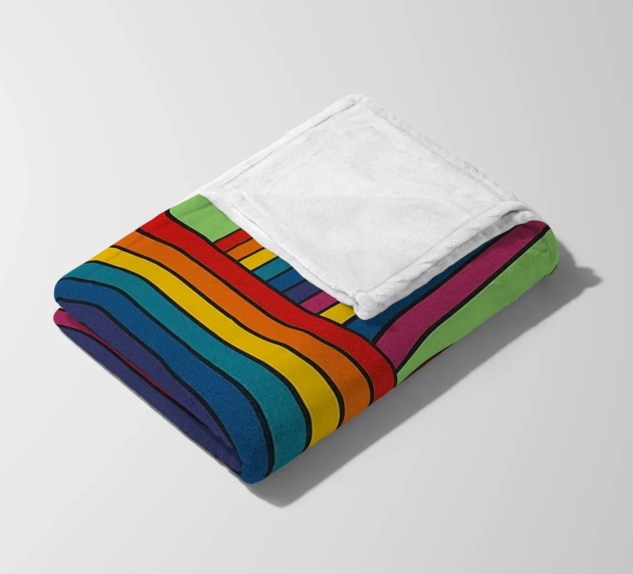 abstract spiral line vector fleece blanket by oneway