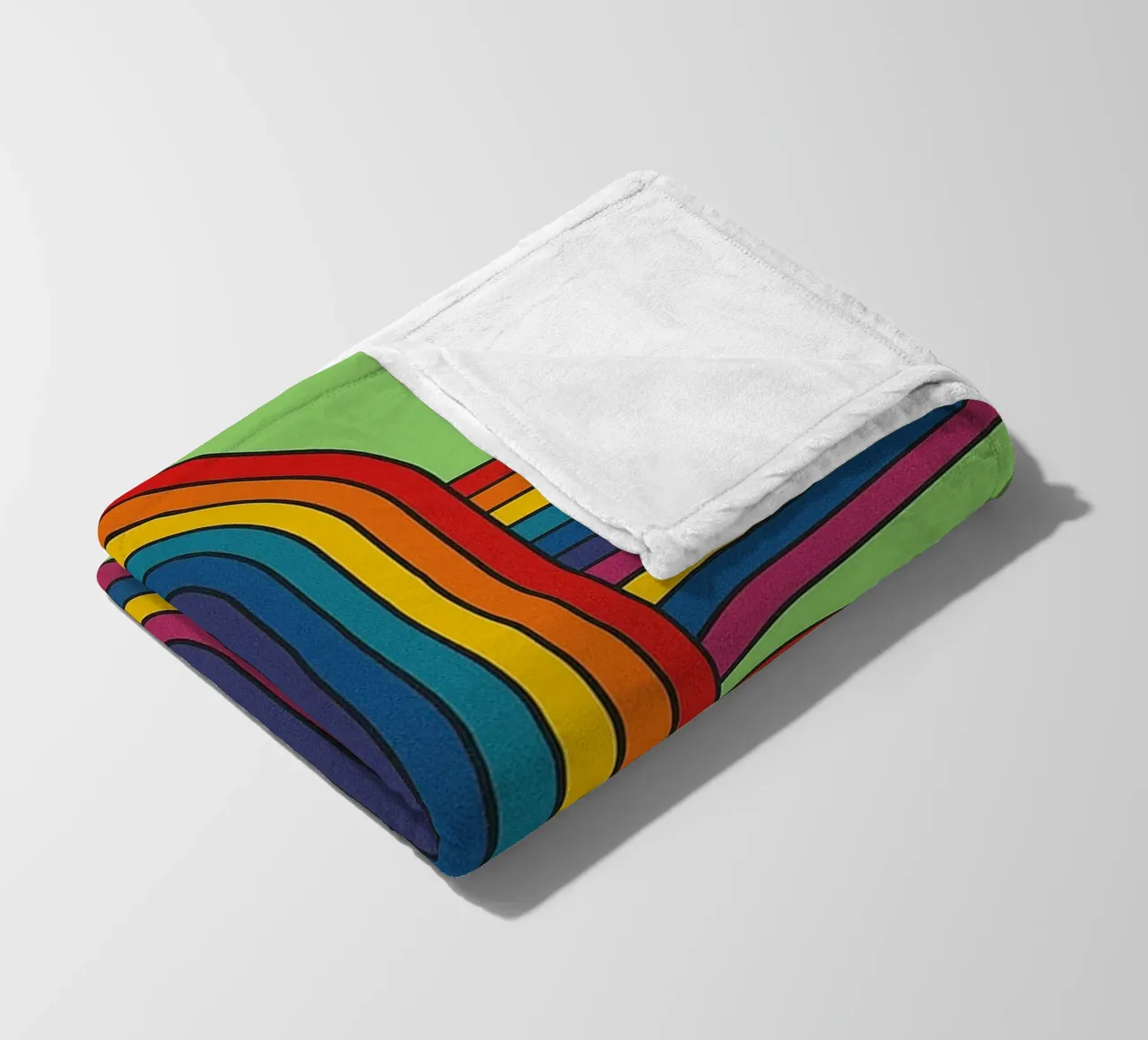 abstract spiral line vector fleece blanket by oneway