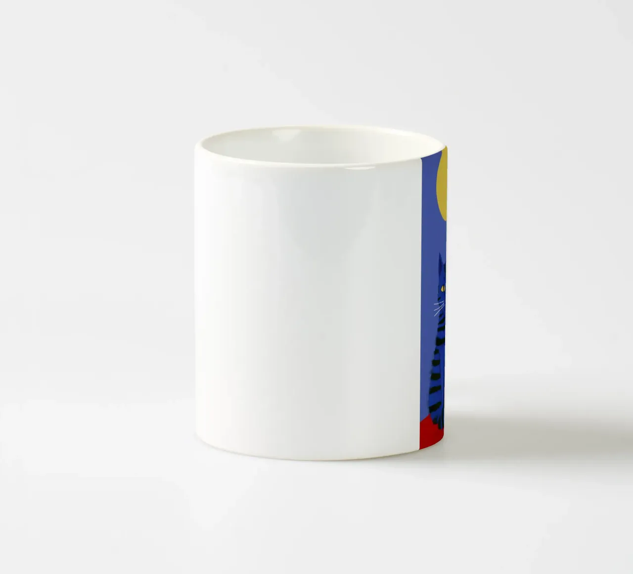 Pipa Dapper, felino fumatore tazza in ceramica da Mossy Pigment