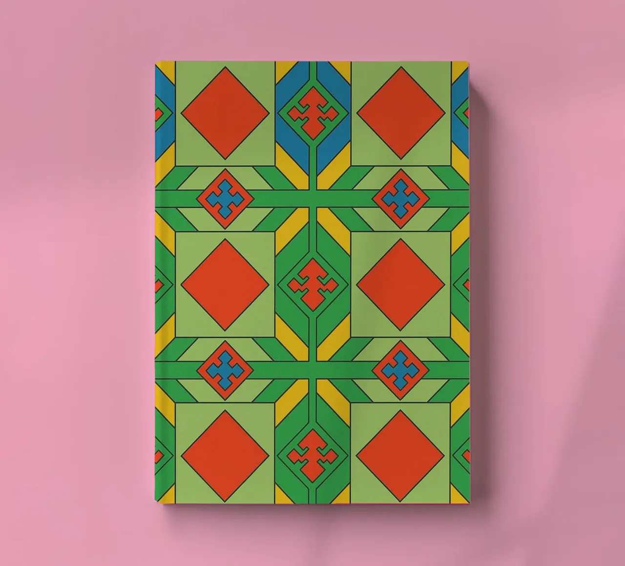 abstract tile line vector notebook by oneway