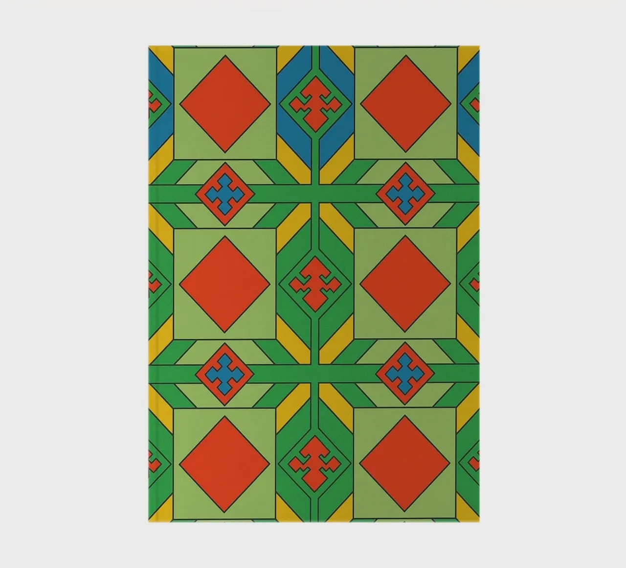 abstract tile line vector notebook by oneway
