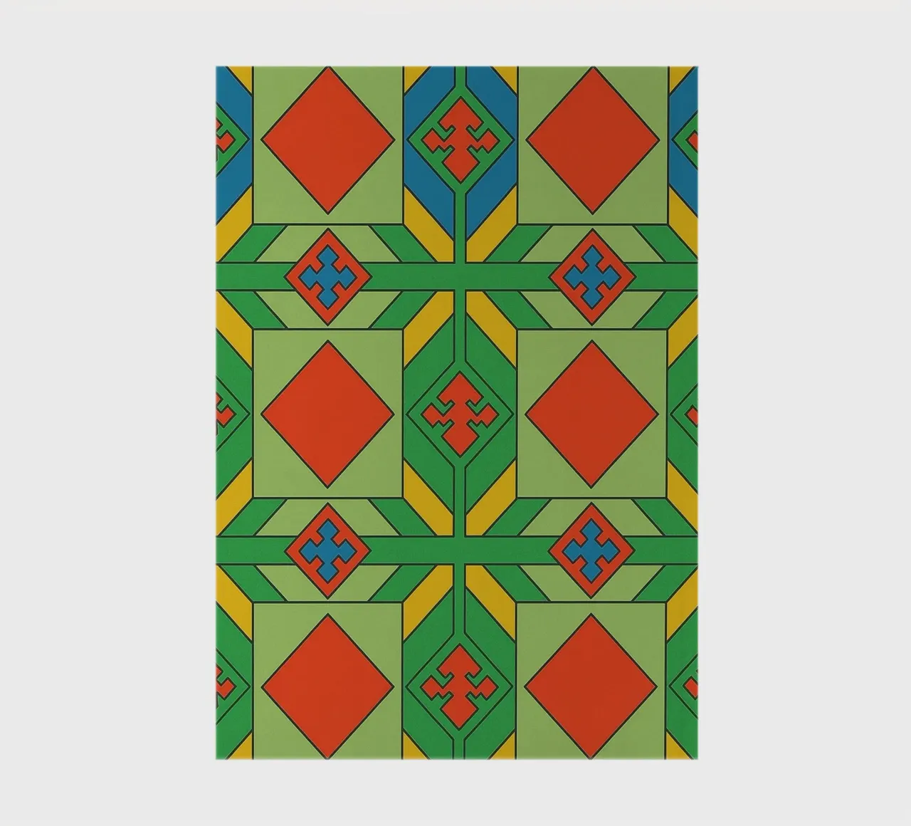 abstract tile line vector notebook by oneway