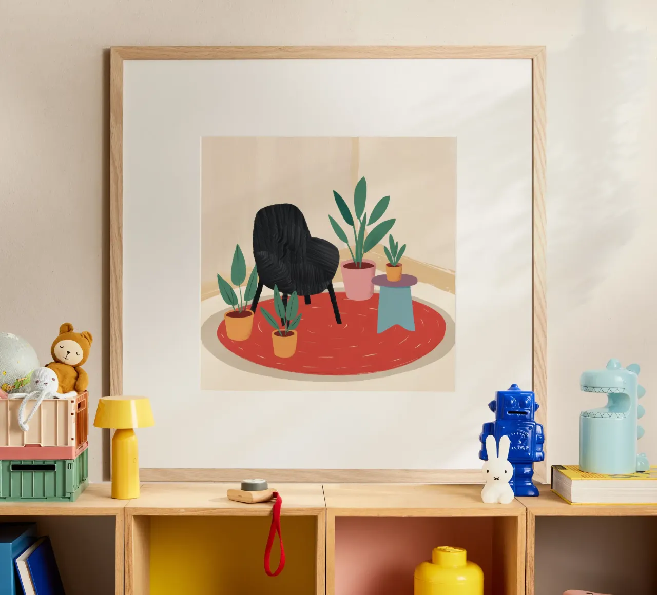 Sedia nera Tappeto rosso poster da Hollow Years