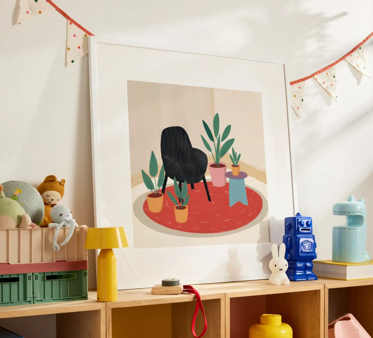 Sedia nera Tappeto rosso poster da Hollow Years