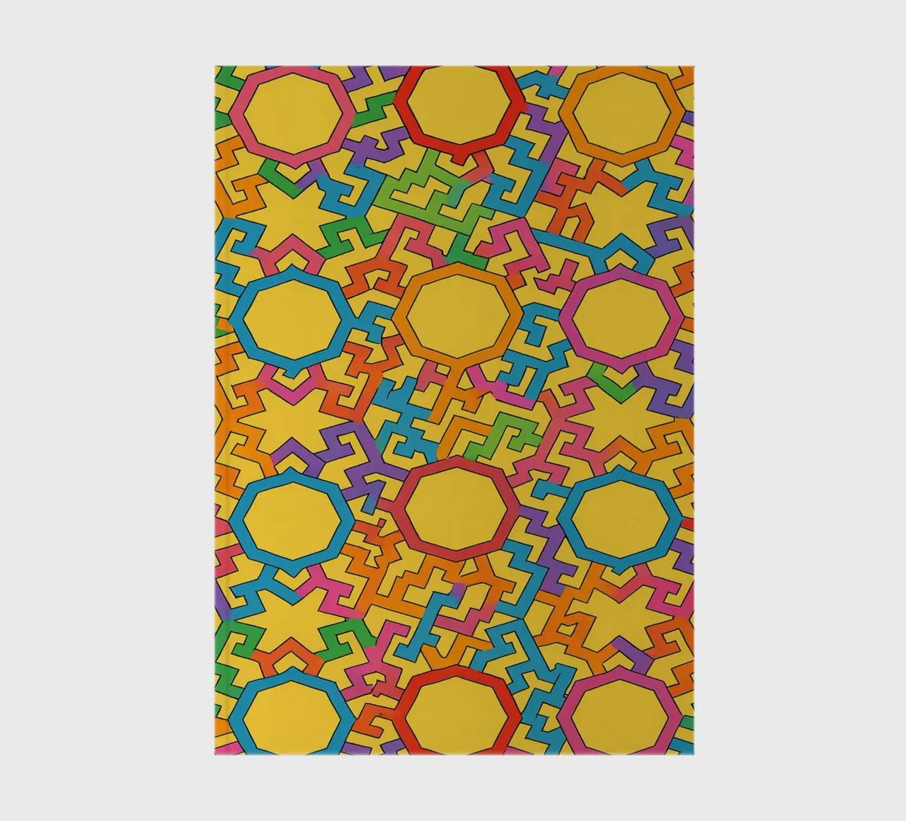 abstract trapezoid line vector notebook by oneway