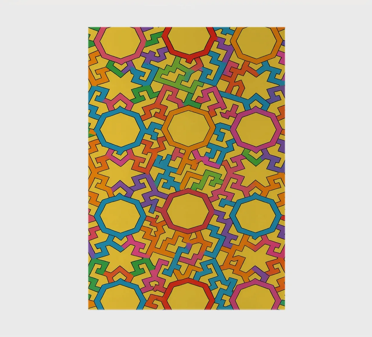 abstract trapezoid line vector notebook by oneway