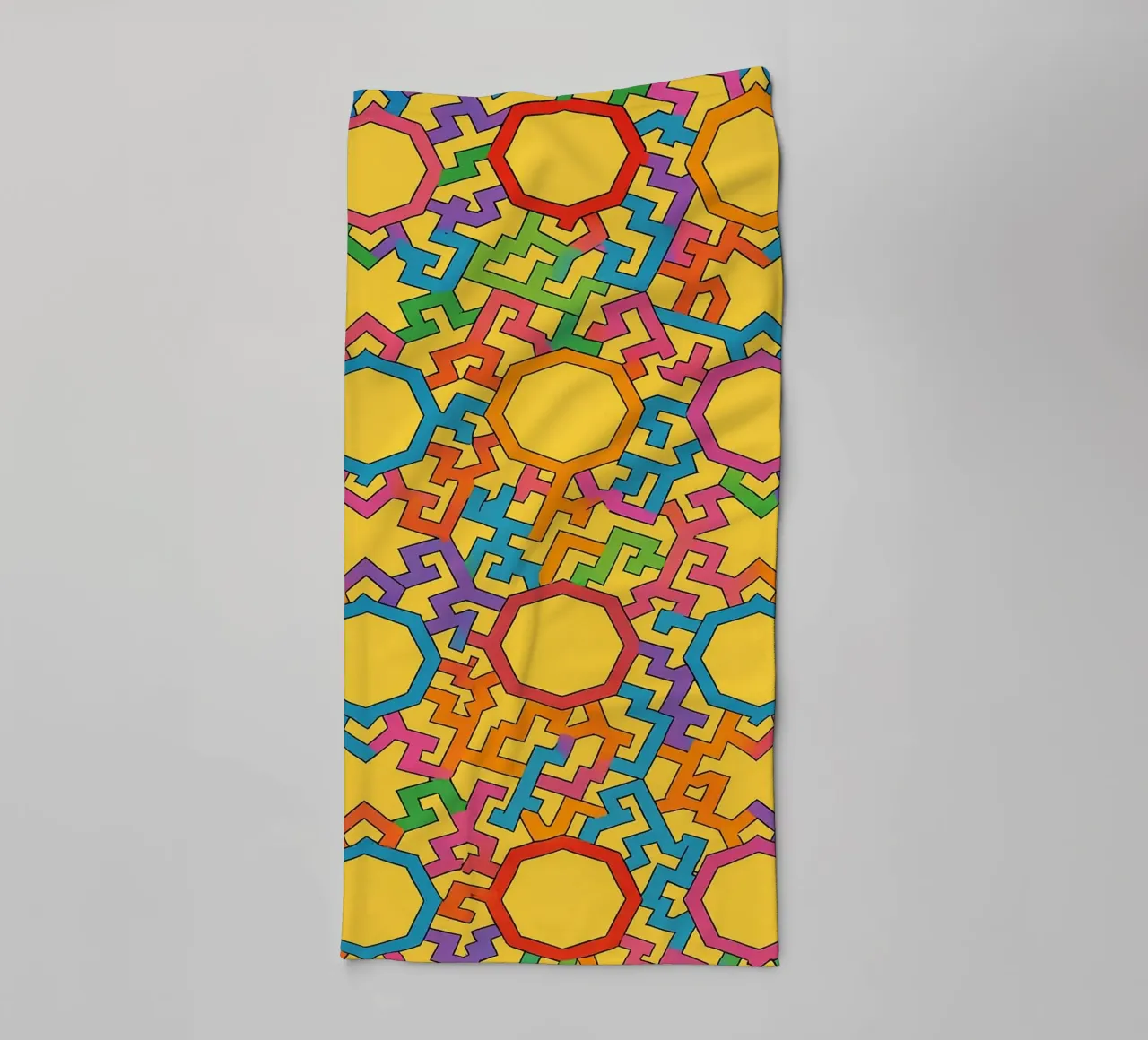 abstract trapezoid line vector towel by oneway