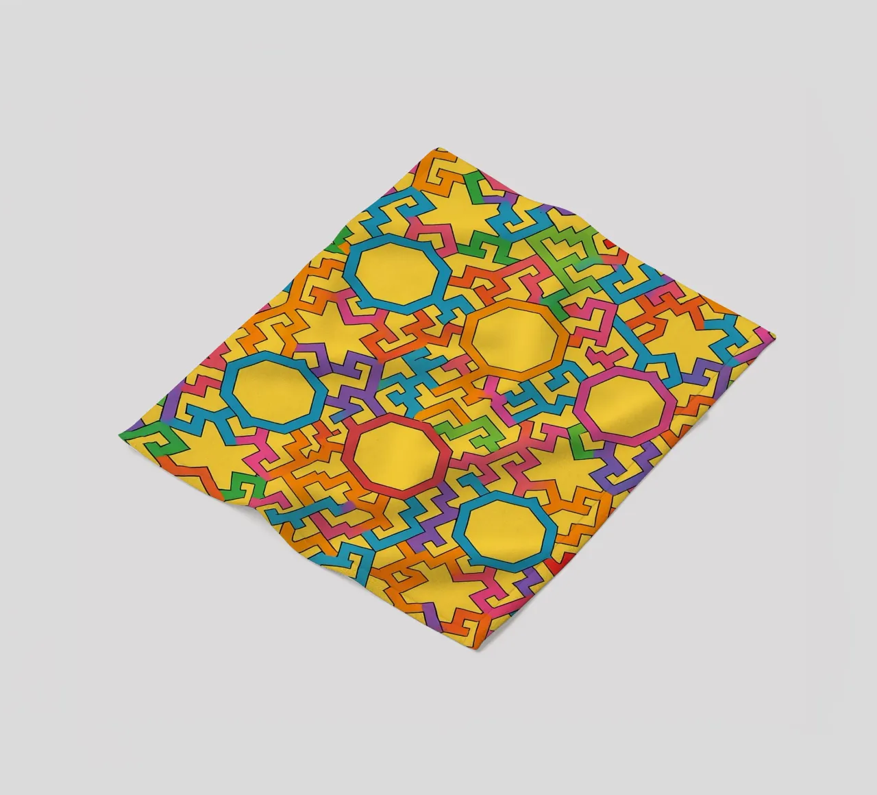 abstract trapezoid line vector fleece blanket by oneway