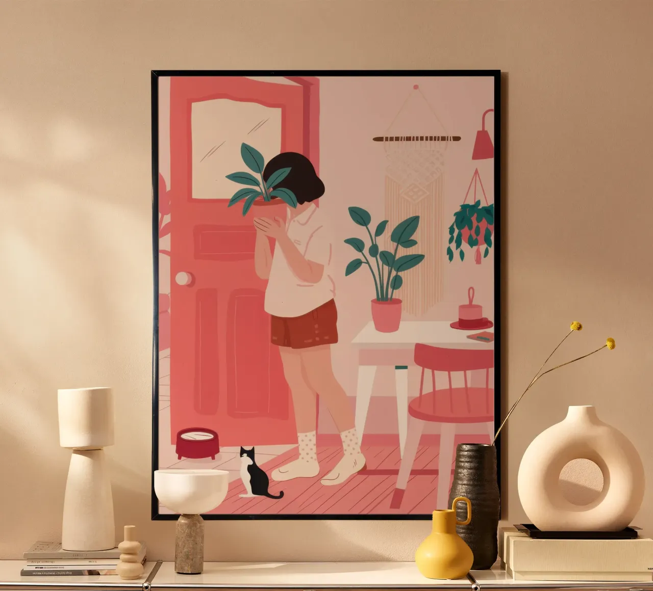 Annaffiare le piante al mattino poster da Hollow Years
