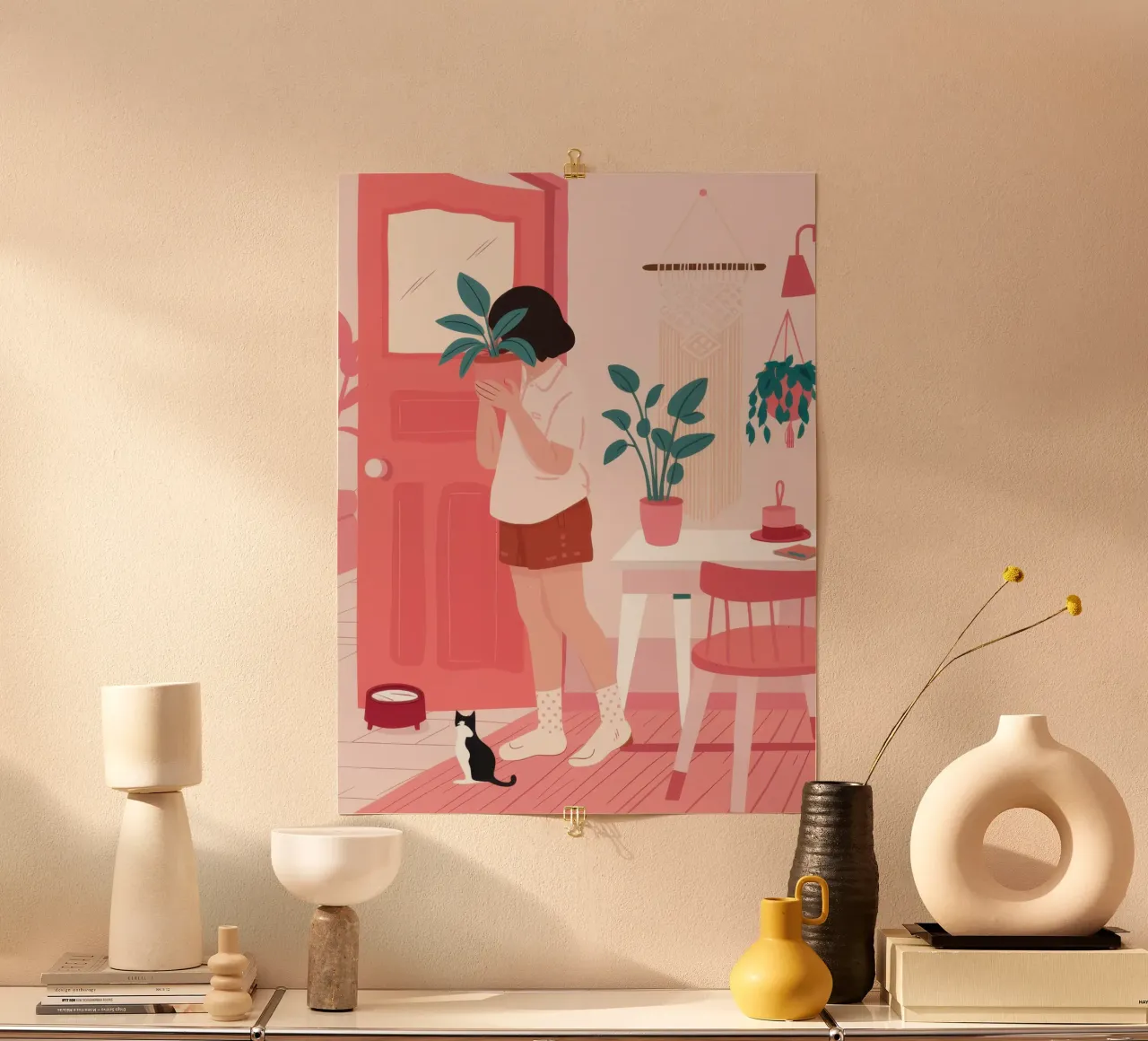 Annaffiare le piante al mattino poster da Hollow Years