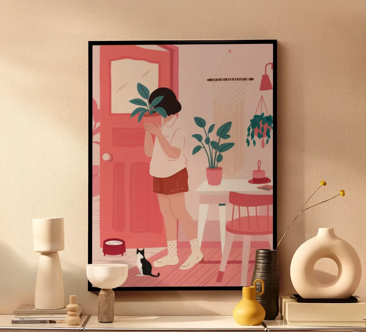 Annaffiare le piante al mattino poster da Hollow Years