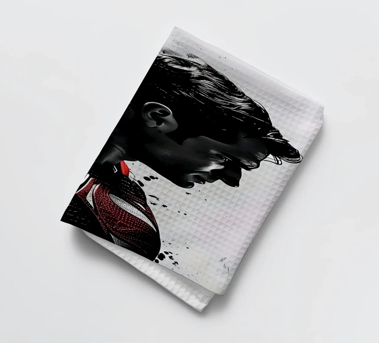superman canovaccio da cucina da Low poly art
