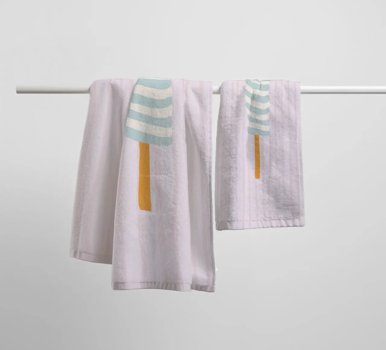 Swirl Eis asciugamano da bagno da AleksandraAnna