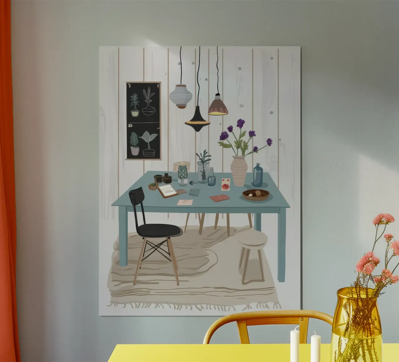 Lavagna per la sala da pranzo poster da Hollow Years