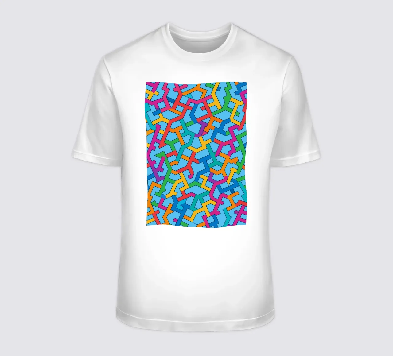 abstract vector art t-shirt by oneway
