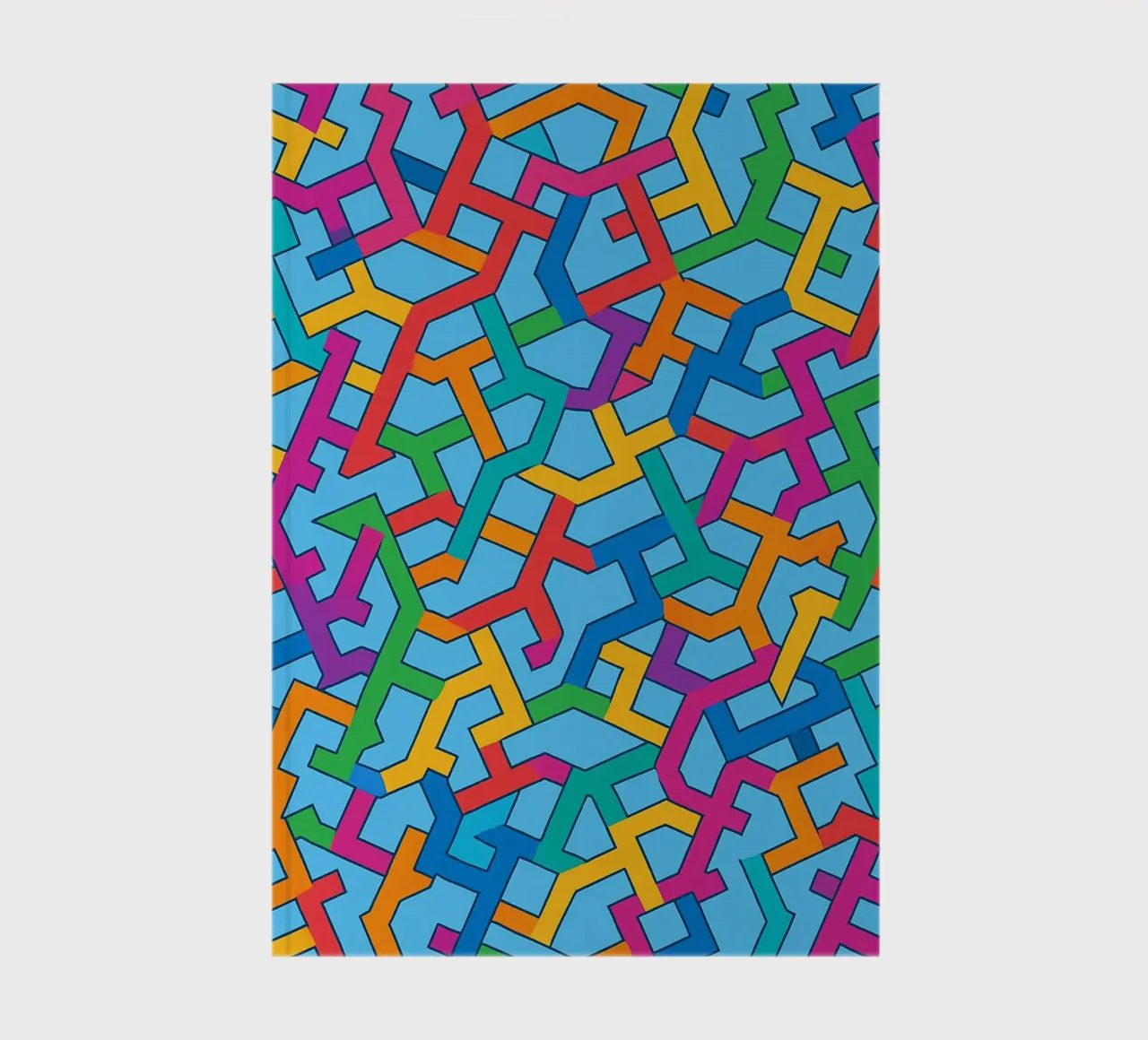 abstract vector art notebook by oneway
