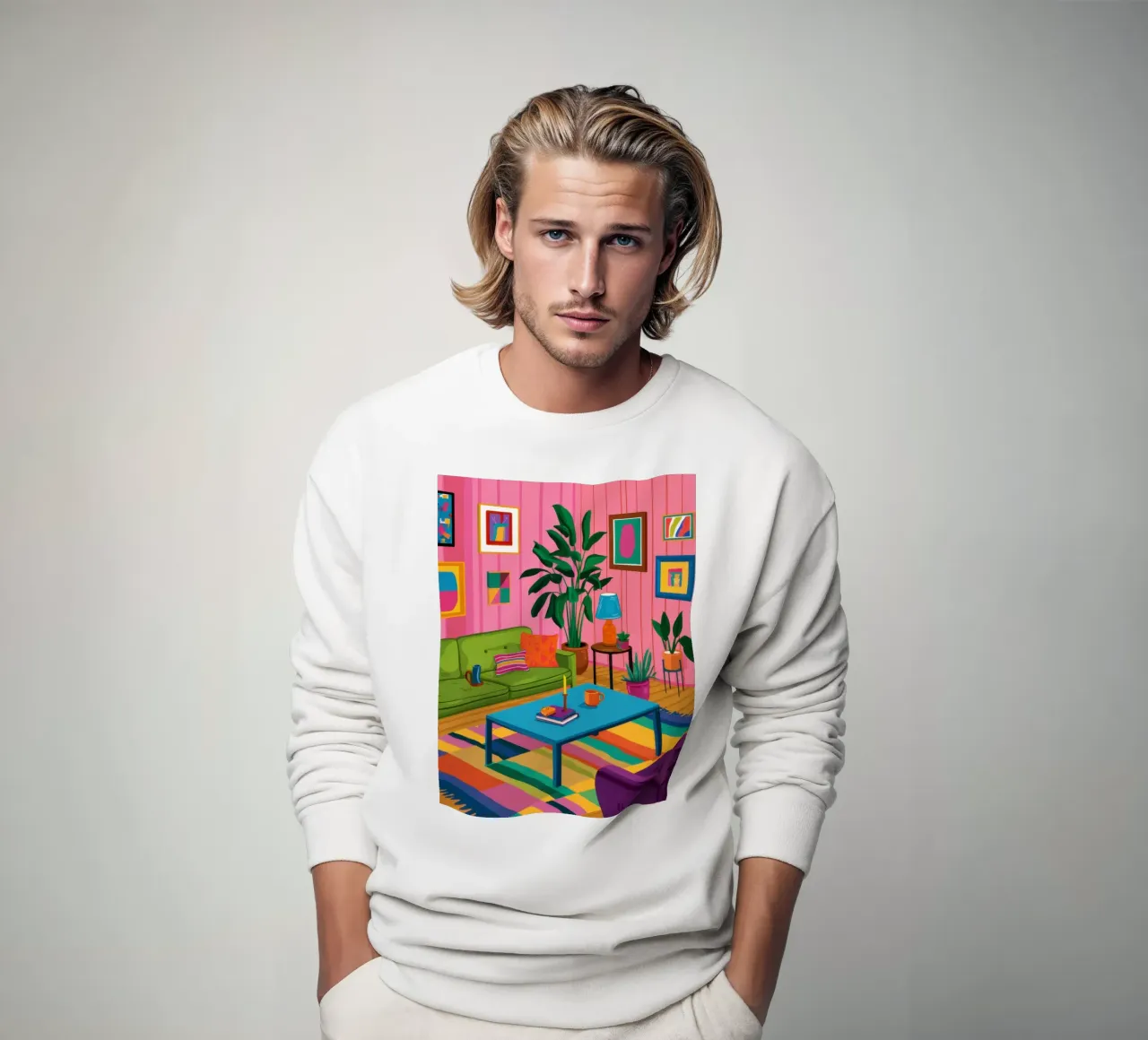 Vivere in modo vibrante e massimalista felpa da Arcane Lines