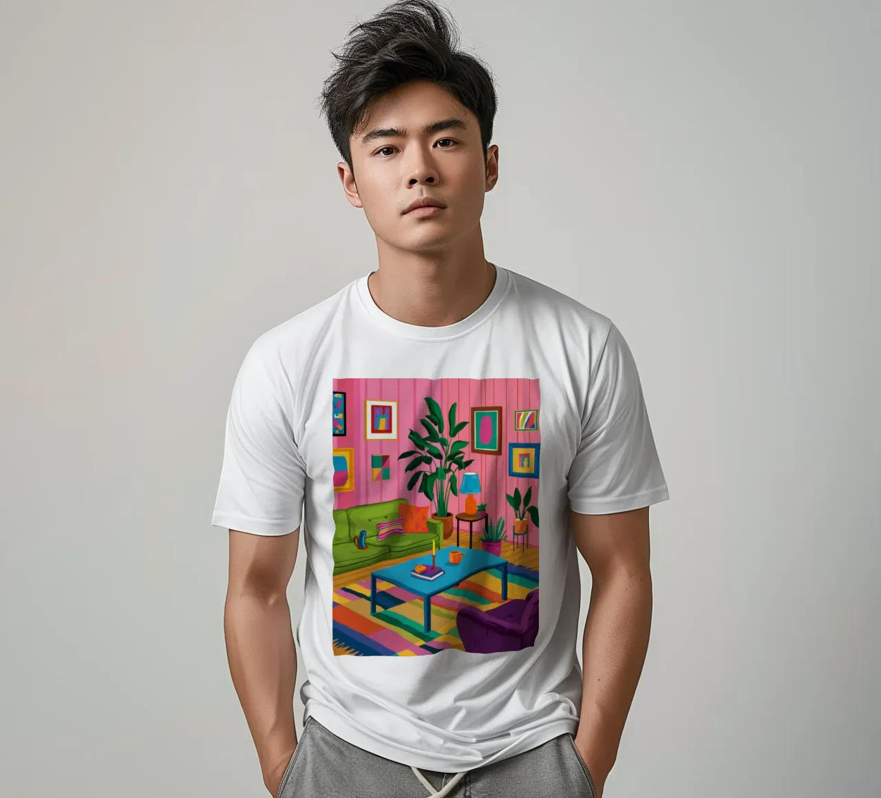 Vivere in modo vibrante e massimalista t-shirt da Arcane Lines