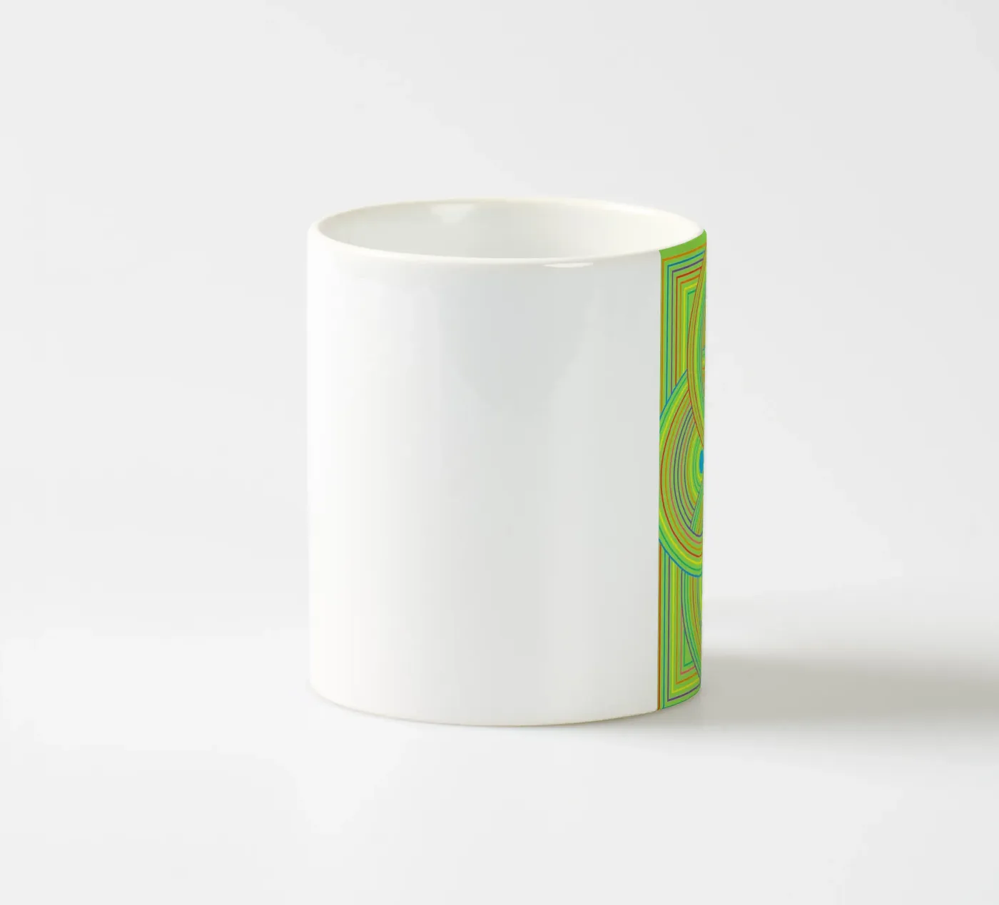 abstrakte gurtband kreis linien vektor Keramik Tasse von oneway