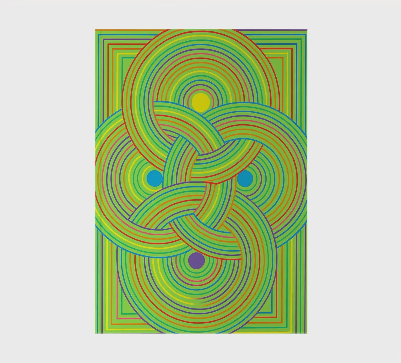 abstract webbing circle lines vector notebook by oneway