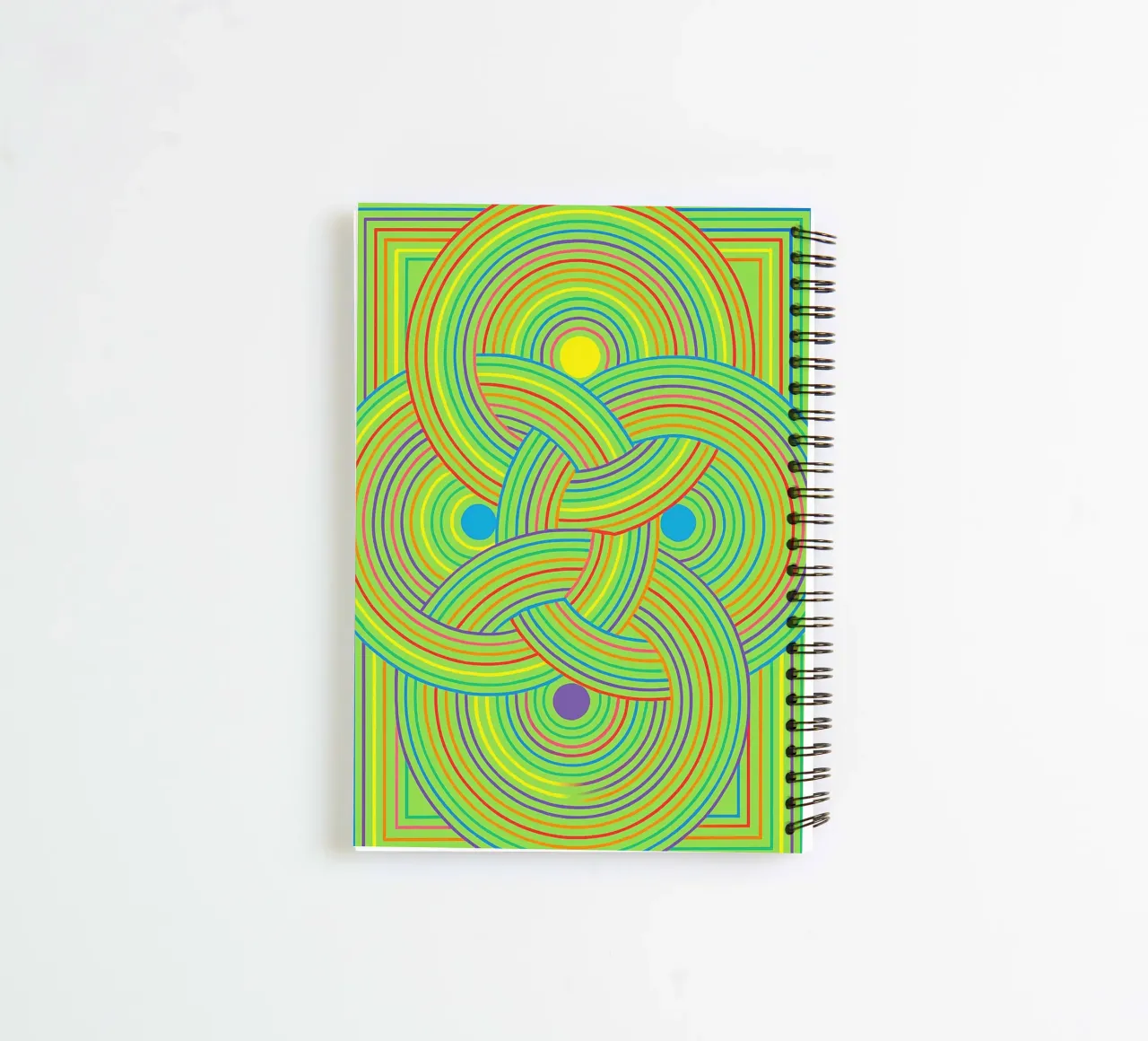 abstract webbing circle lines vector spiral notebook by oneway