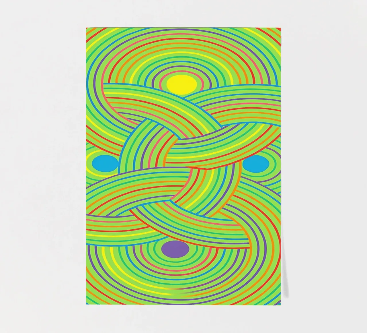 abstract webbing circle lines vector sticker sheet by oneway