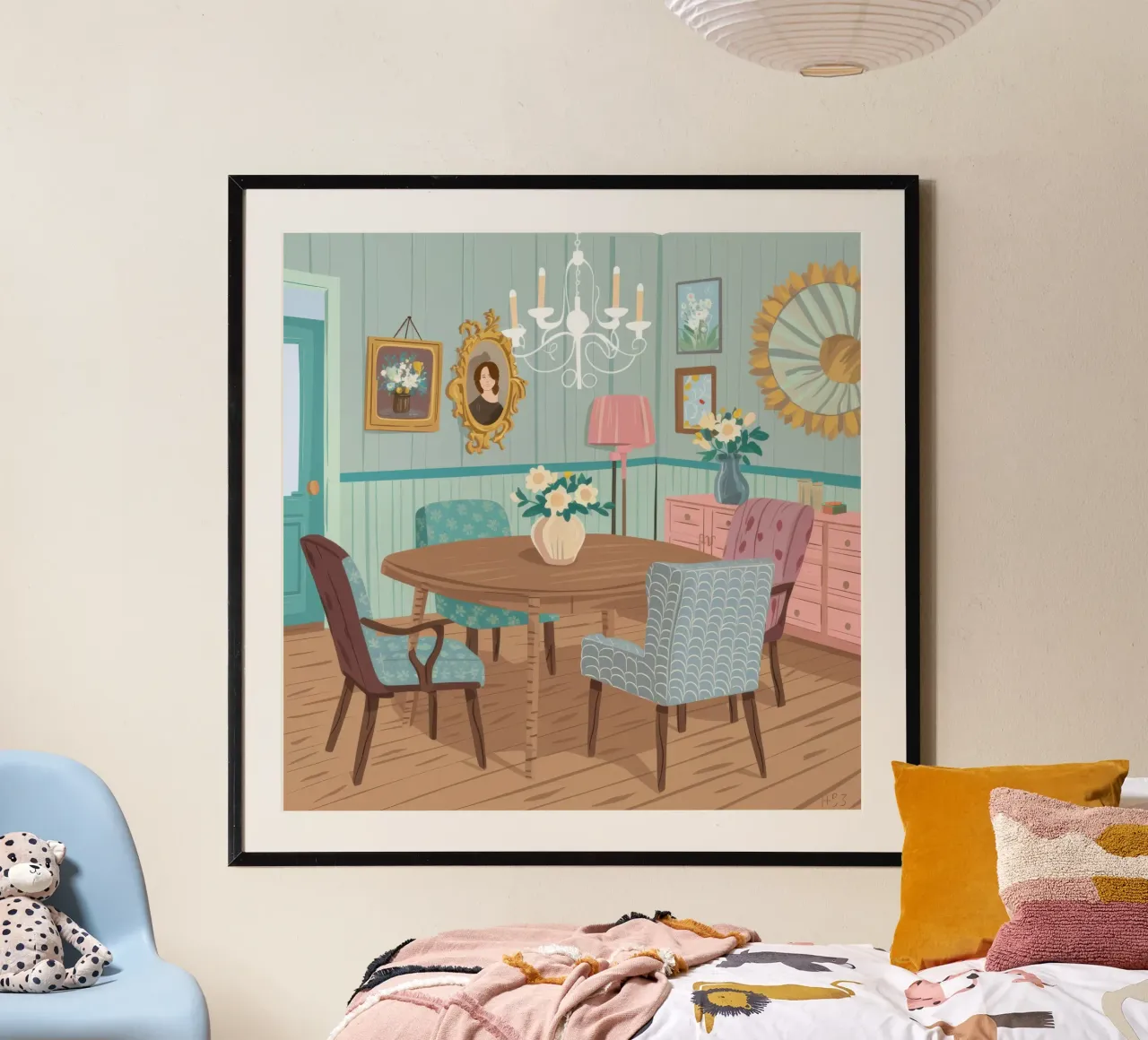 Sala da pranzo blu poster da Hollow Years