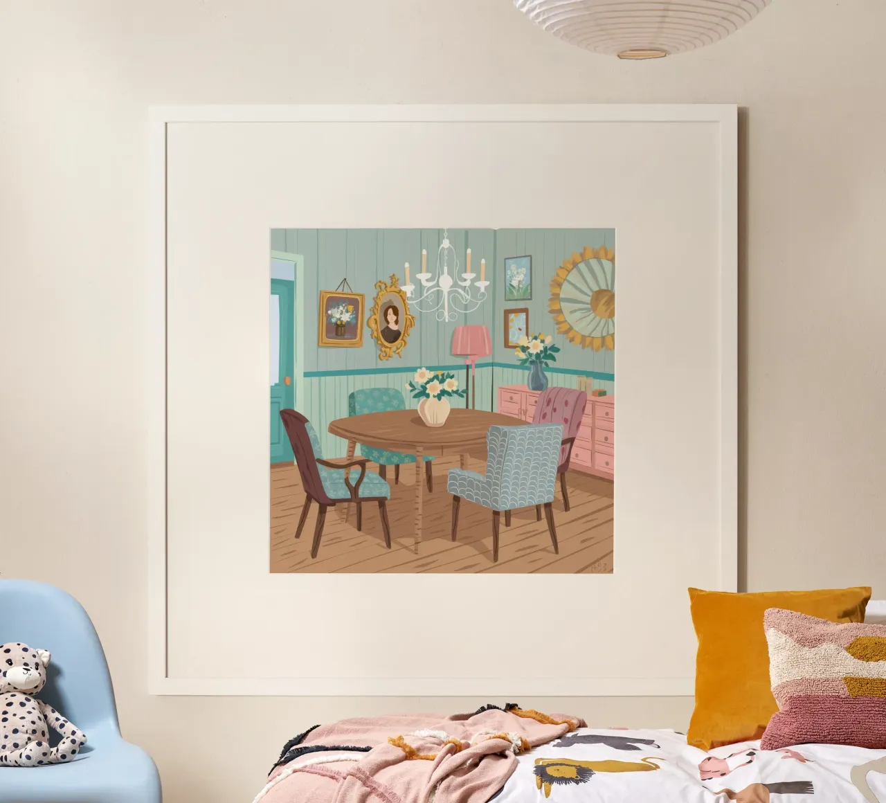Sala da pranzo blu poster da Hollow Years