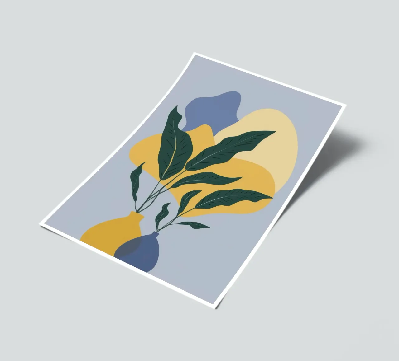 Elegant Leaf Composition sticker sheet by Mossy Pigment