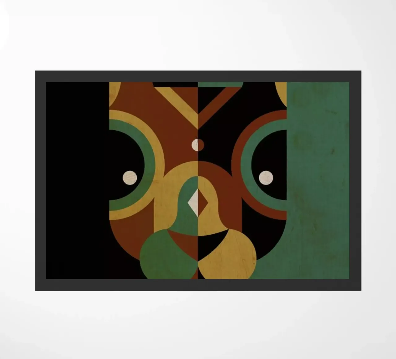 Squirrel doormat by Oscar Odd Diodoro
