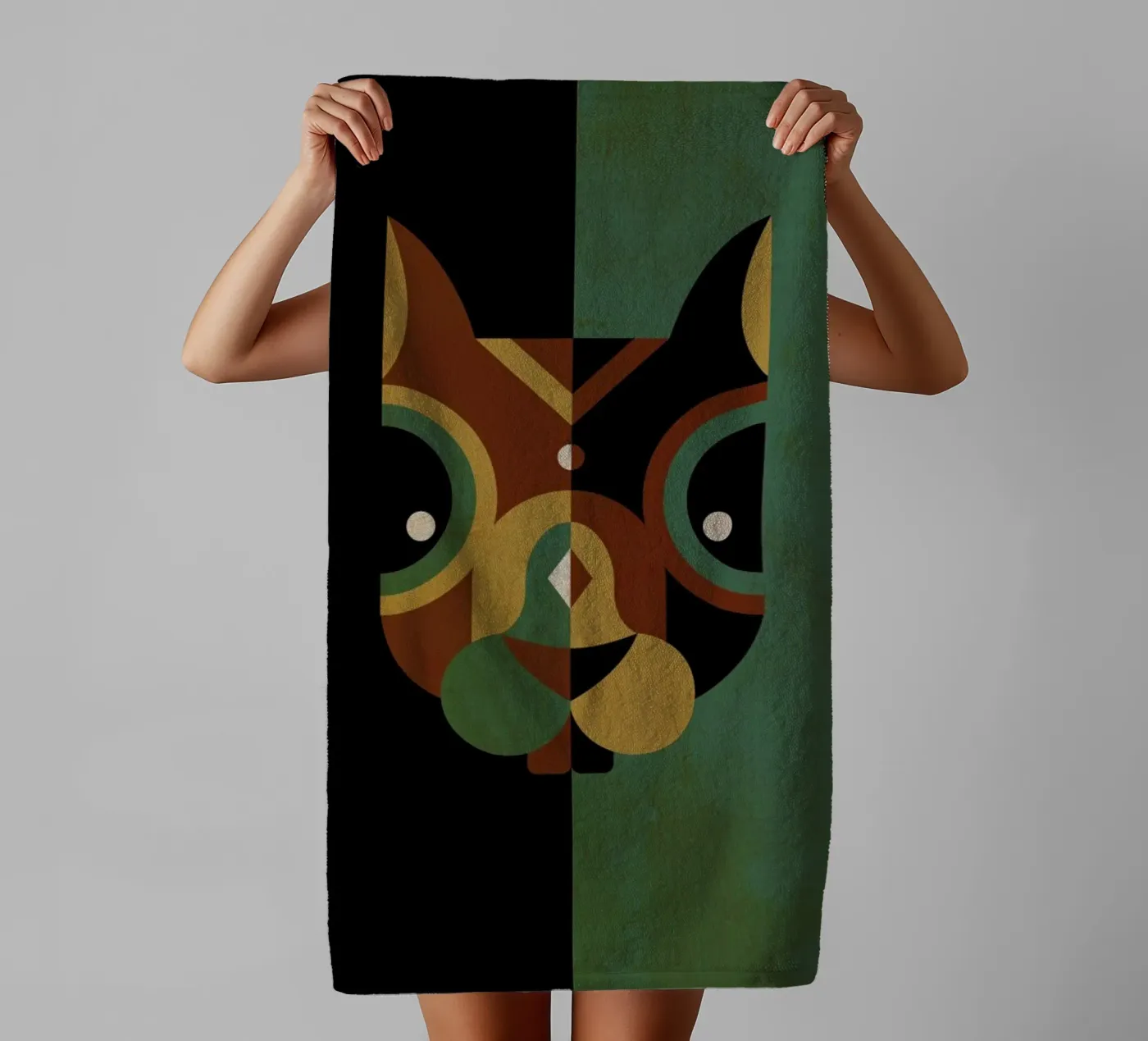 Squirrel towel by Oscar Odd Diodoro