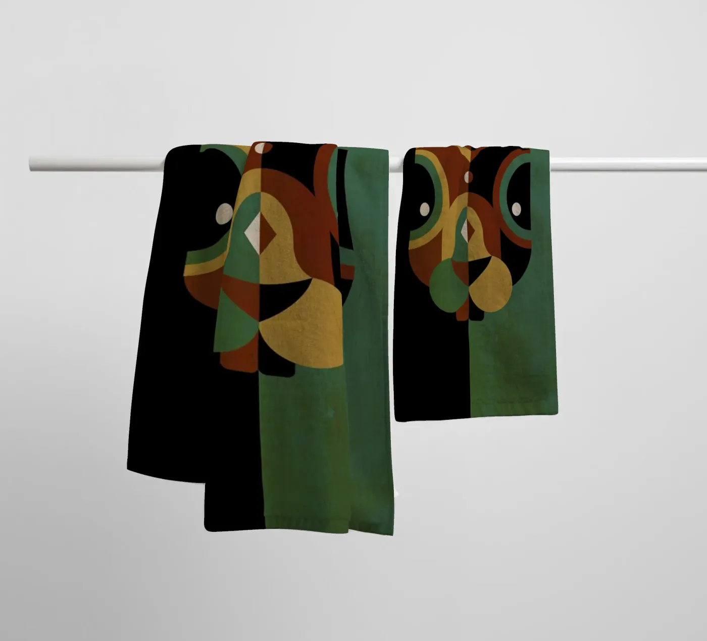 Squirrel towel by Oscar Odd Diodoro