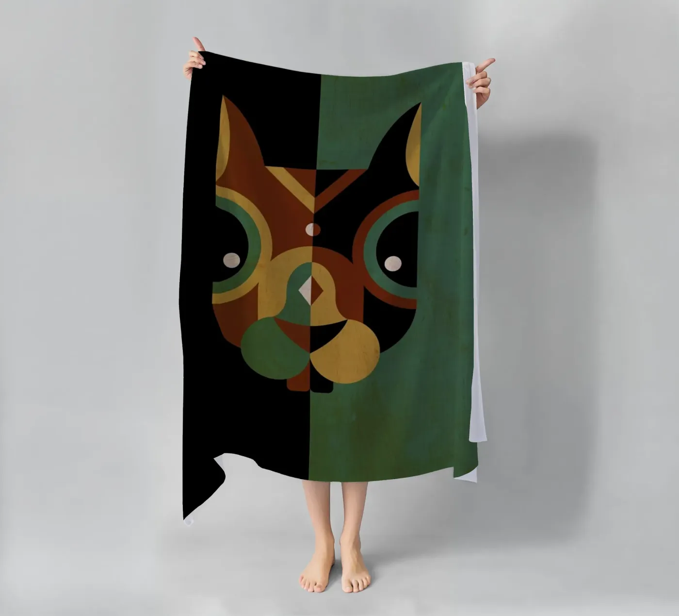 Squirrel strandhanddoek van Oscar Odd Diodoro