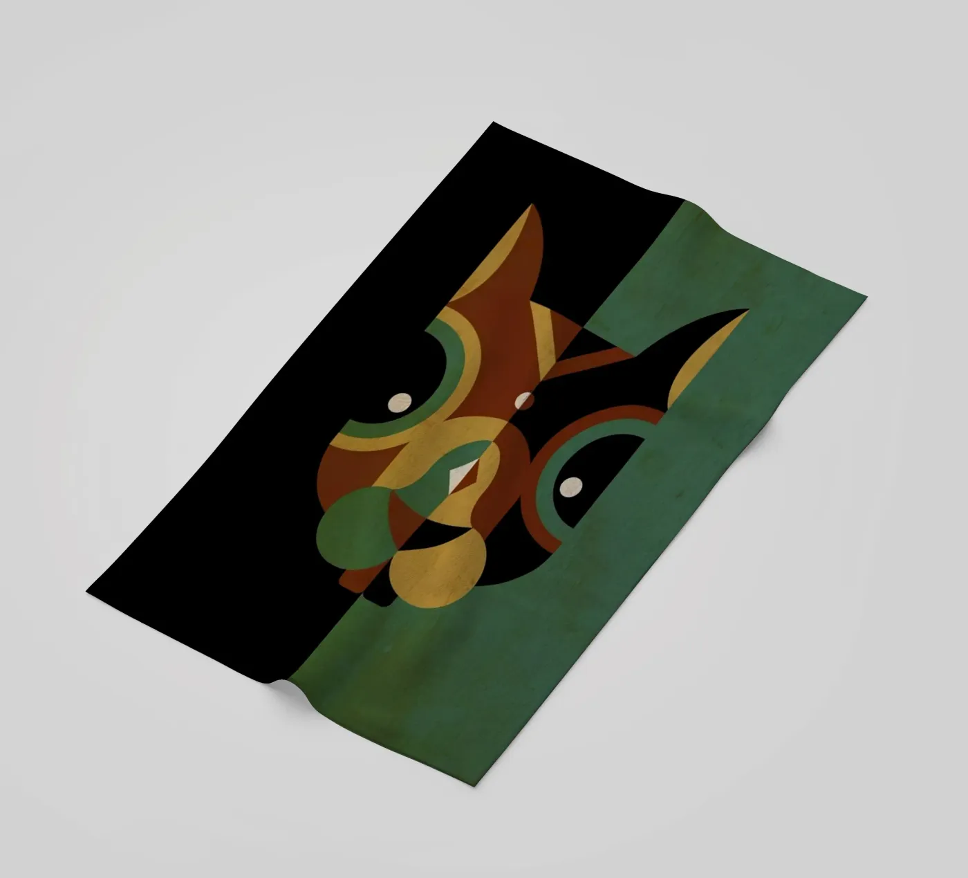 Squirrel strandhanddoek van Oscar Odd Diodoro