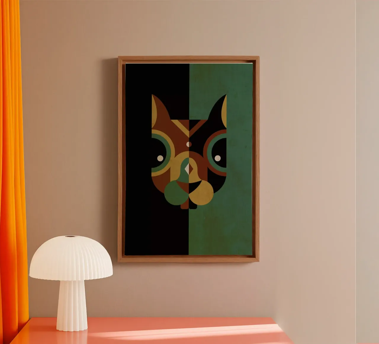 Squirrel canvas by Oscar Odd Diodoro