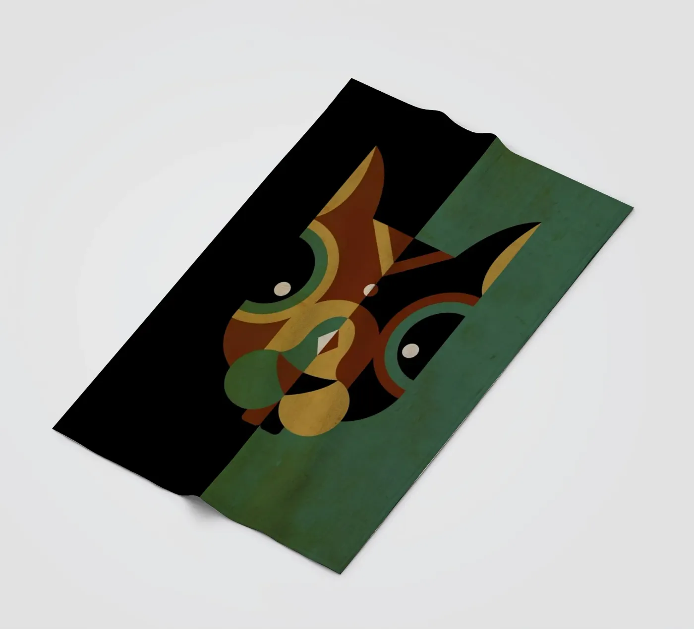 Squirrel Fleecedecke von Oscar Odd Diodoro