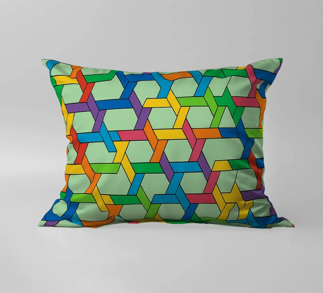 abstract webbing line vector decorative cushion by oneway