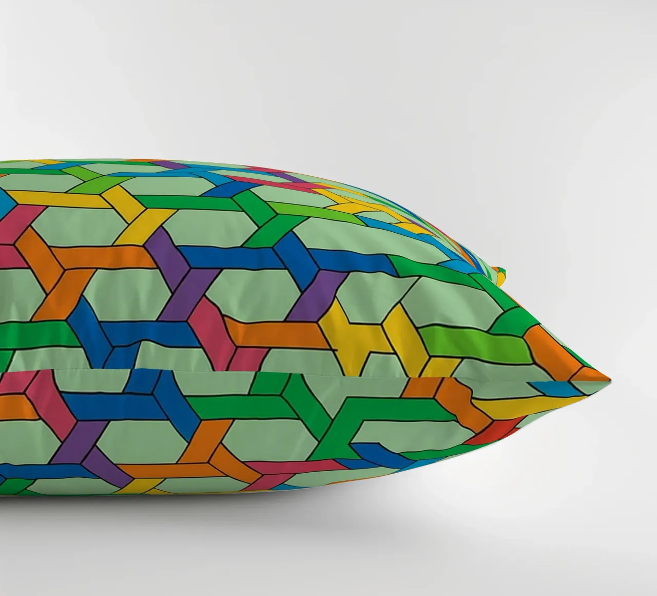 abstract webbing line vector decorative cushion by oneway