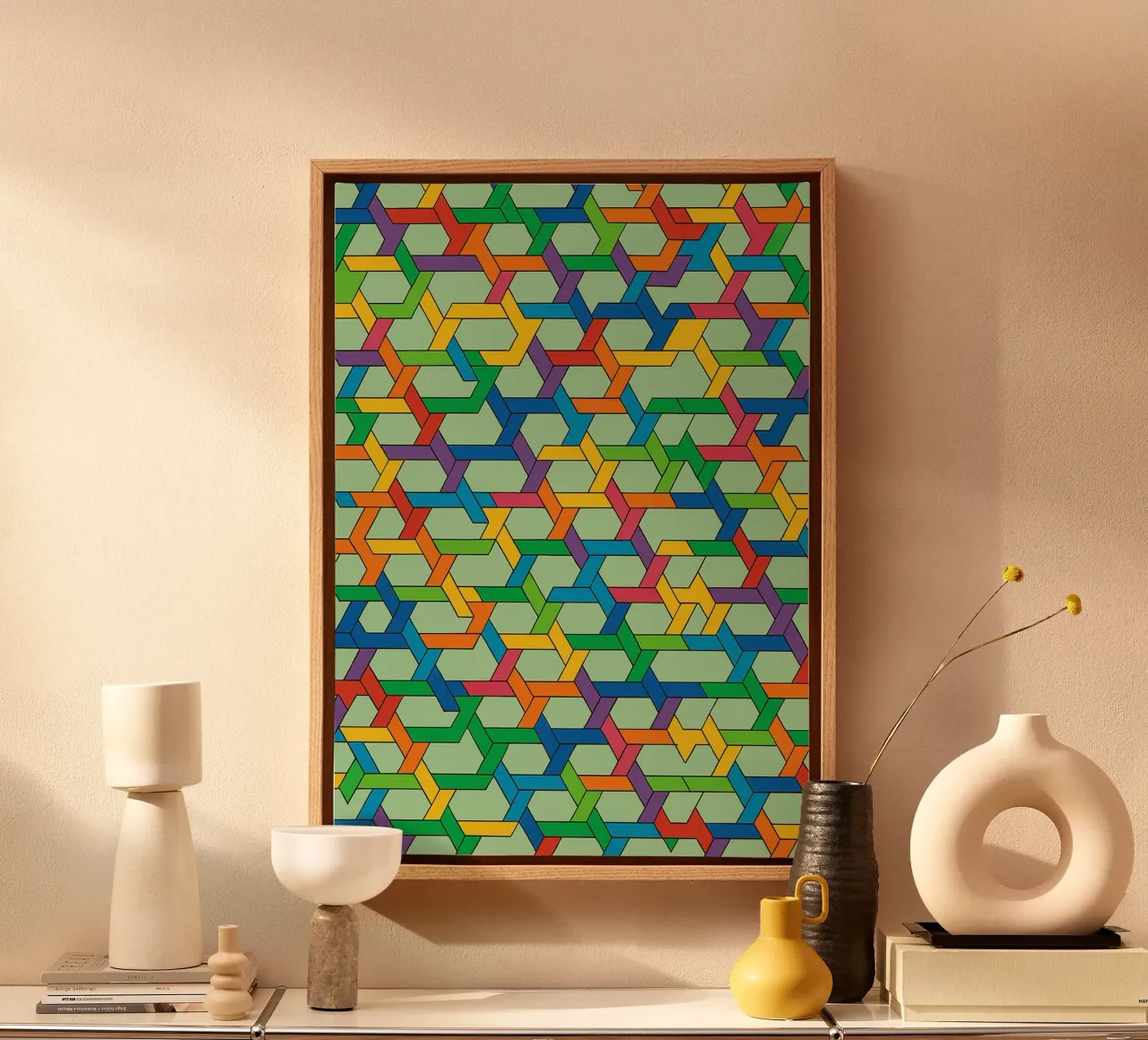 abstract webbing line vector canvas by oneway